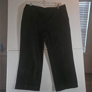 Apostrophe Stretch Cuffed Pants..black